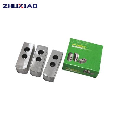 China 45#Steel 4 Inch 60/90/120 Degree High Soft Jaws For Hydraulic Pneumatic Power Chuck for sale