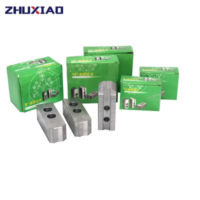 China 45#Steel 5 Inch 60/90/120 Degree High Soft Jaws For Hydraulic Pneumatic Power Chuck for sale