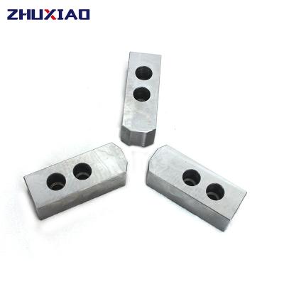 China 45#Steel 8 Inch 60/90/120 Degree High Soft Jaws For Hydraulic Pneumatic Power Chuck for sale