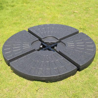 China Modern Combo Round Shape Water Tank Low Weight For Outdoor Sun Parasol Umbrella for sale
