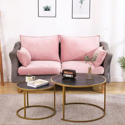 China iso9001 high durability Modern Central Table Round Marble Coffee Table for sale