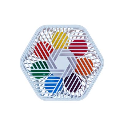 China 2 Adjust Hot Selling Amazon Speed Sunflower Sunflower Blade Colorfeul Usb Computer Desk Fan Portable USB Fan for sale