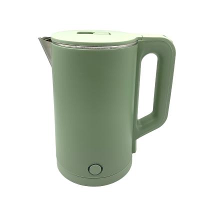 China 360 Degree Rotating Base 1.8L Household Anti Scald Plastic Cylinder Electric Kettle Water Heater for sale