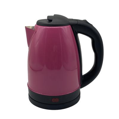 China Home Appliance 1.0 360 Degree Rotation Base Small Stainless Steel 1.5 1.8 Electric Kettle With Color Painting for sale