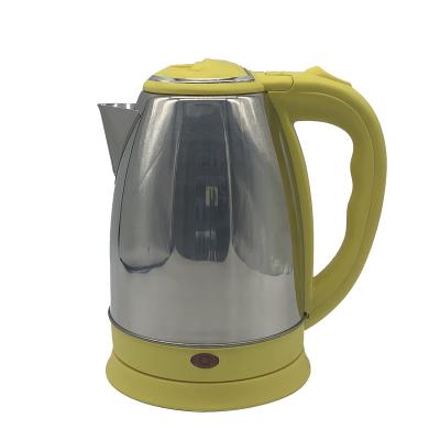 China 360 Degree Rotation Base Stainless Steel 1.8L Colorful Plastic Electric Kettle for sale
