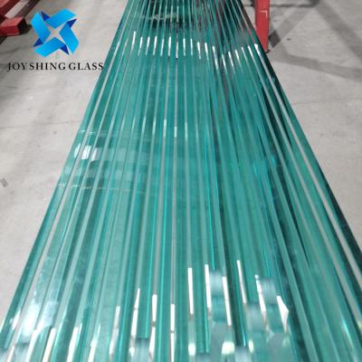 China Customized 19mm Ultra Clear Tempered Glass Curtain Wall for sale