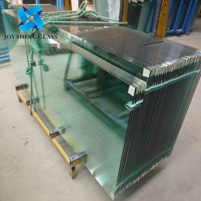 China 15mm Clear Toughened Glass 19/32 Inch Safety Architectural Glass for sale