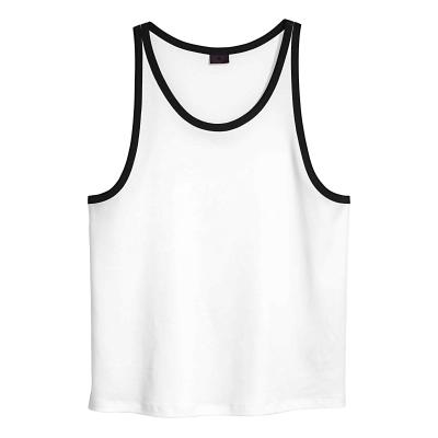 China Wholesale Casual Ideal White Anti-pilling Single Cotton 100 Cotton Tank Tops Men for sale