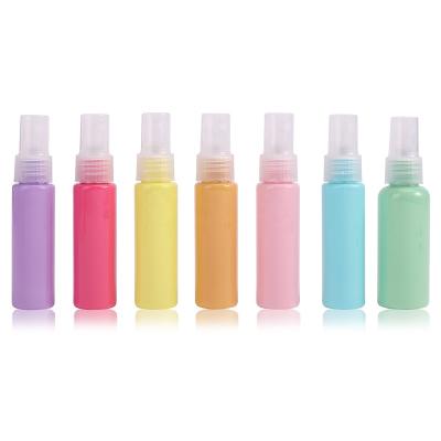 China Customization Cosmetic Round Room Plastic Pet Body Mist Pump 60ml Body Mist Spray Bottles For Cleaning Solutions for sale