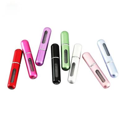 China Hot Selling Cosmetic Mini Perfume Atomizer Refillable Perfume Bottles Travel Sized Aluminum Perfume Atomizer Spray Bottle for sale