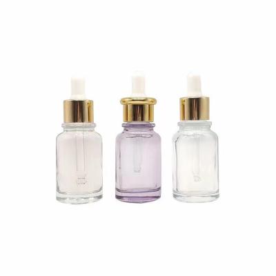 China Cosmetic 30 ml 1 oz essence bottle cosmetic dropper bottle lotion glass bottle. for sale