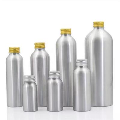 China Care Source Manufacturer 30ml 50ml 100ml 120ml 150ml 250ml 500ml 1L Cosmetic Aluminum Can Essential Oil Bottle for sale