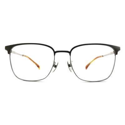China TF3350 Silver Titanium Optical Frame Square Durable Classic Style for sale