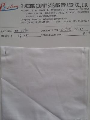 China cotton shirt fabric for sale