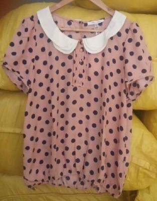 China Lady girl chiffon shirts with high quality and soft nice finish for sale