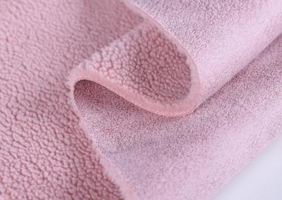 China suede bonded faux sheepskin sherpa fabric Fabric for sale