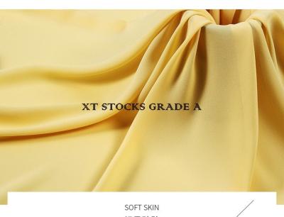 China KOREA High quality Grade AAA+ micro crepe plain dyed fabric various colors available yearly supplying for sale
