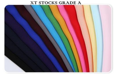 China KOREA High quality Grade AAA+ micro crepe plain dyed fabric various colors available yearly supplying for sale