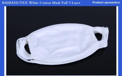 China Máscaras de algodón de tres capas máscaras de algodón blanco negro de tres capas protectoras a prueba de polvo y smog hombre y mujer algodón en venta