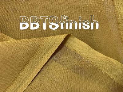China Velo de poliéster de hilado metálico super retorcido con velo completo BBTSfinish® en venta