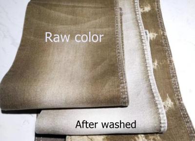 China Colorful denim fabric Tencel cotton 9OZ color wash-free denim for sale