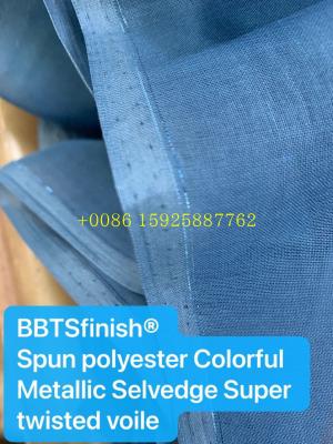 China BBTSfinish® marca Spun poliéster velo de alta calidad velo súper retorcido en venta