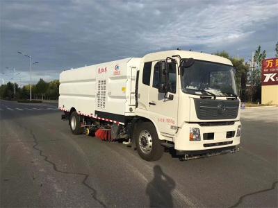 China Chinesische 9 cbm Wasserbehälter und 7 cbm Staubmüllbehälter Dongfeng-Fahrzeug zu verkaufen
