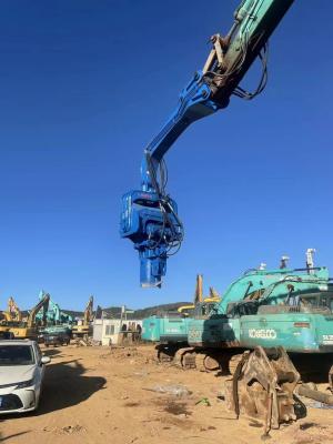 中国 Kobelco の掘削機は管のタイプ シートの杭打ちのための油圧振動の杭打ち機を取付けました 販売のため
