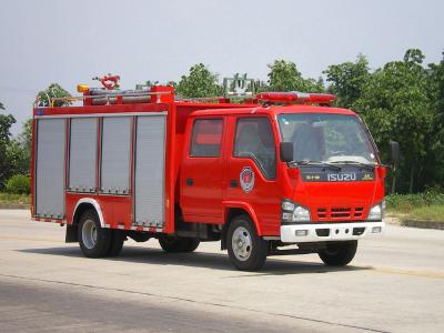 Cina Mini 120 HP 6 ruote ISUZU 2000L Tank Acqua e schiuma Motore di fuoco in vendita