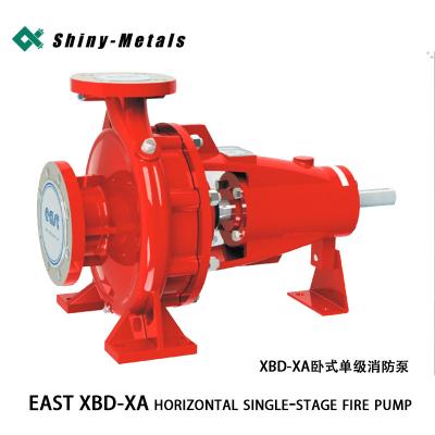 China EAST Xbd-Xa horizontale brandpomp met één etappe Te koop