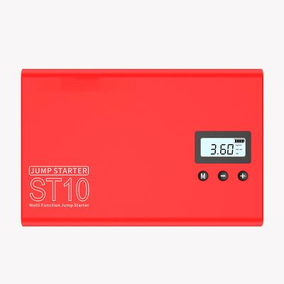 China Custom Logo Print Portable Car Jump Starter Power Bank Multi Function Multi Function With Air Compressor for sale
