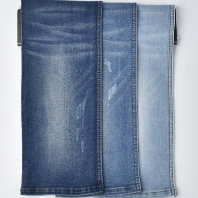 China Woven Cotton Polyester Spandex Denim Fabric QY003 9.6 Oz for sale