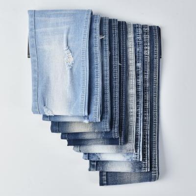 China 62'' Width Stretch Denim Fabric Cotton Polyester Spandex QY017-1 9.5 oz for sale