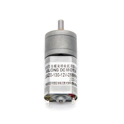 China 12v Dc Motor Small JGA20-130 12V 74RPM 1:107 Dc Motor Mini 20mm Dc Motor for sale