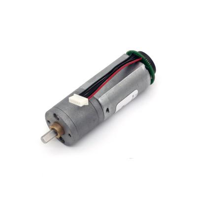 China Small Encoder Dc Gear Motor JGA20-180B 12V 258RPM 1:31 Micro Motors Encoder Dc Motor Brush for sale
