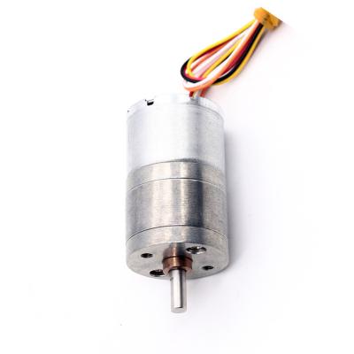 China Brushless Reduction Motor JGA25-2418 12V 42RPM 1:103 High Torque Gear Reduction Motor for sale