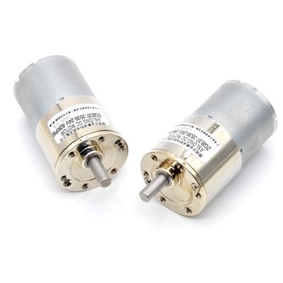China Hoge koppel 37mm Micro Gear Reductie Gepoetste DC Motor ZGB37-3530 37mm Micro Gear Reductie Gepoetste DC Motor Te koop