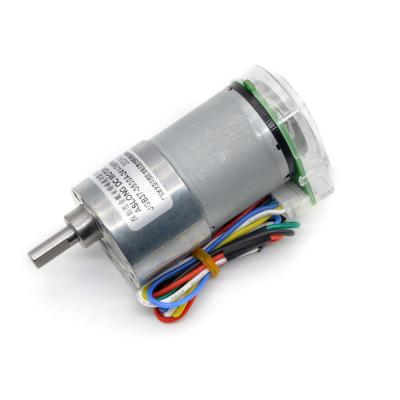 China Hoge koppel 24V 59RPM JGB37-3530A Hoge koppel lage snelheid DC tandwiel elektromotor 37mm Te koop