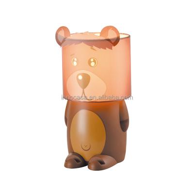 China New Novelty B0T-BRW210S Kids Table Lamp with Cartoon Character Design Printed Filling and USB Port and Mobile Phone Holder for sale