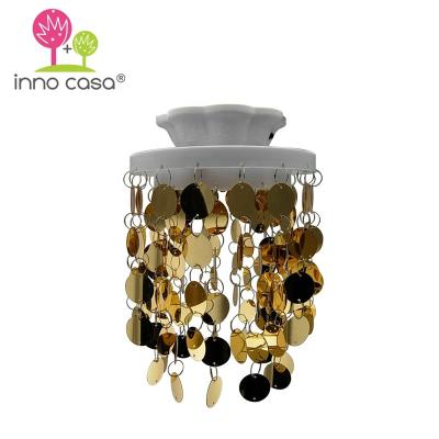 China OEM BTS School Locker Accessories Locker Accessories New To Fashionable Magnet Gold Chandelier Gift School Locker Energy Saving LED Pendant Light for sale