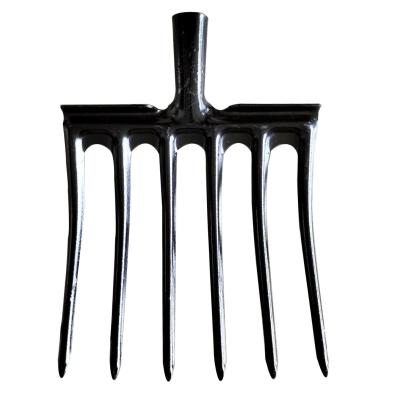 China 1020104 6 Tines Carbon Steel Ridge Type Backyard Punching Spading Digging Garden Forks for sale