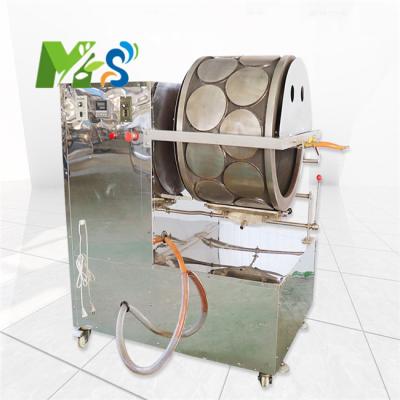 China Low Energy High Speed Tortilla Making Machine Cakes Press Machine For Electric Roast Duck Wheat Cake Pancake Maker Sheet Egg Roll Pancake Maker With Conveyor for sale