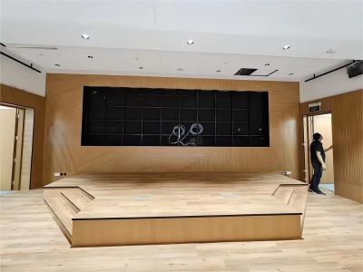 Cina 2440*128*16mm Fabbricazione in legno decorativo con solchi acustici, pannelli per pareti in MDF in vendita