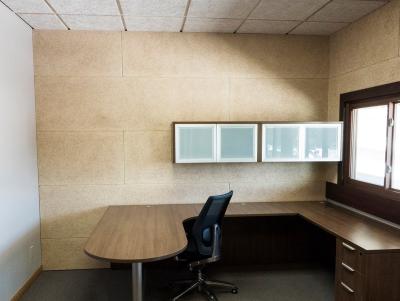 China Office Wooden Wall Sound Absorption Isolation Board Wood Wool Cement Acoustic Panels for sale
