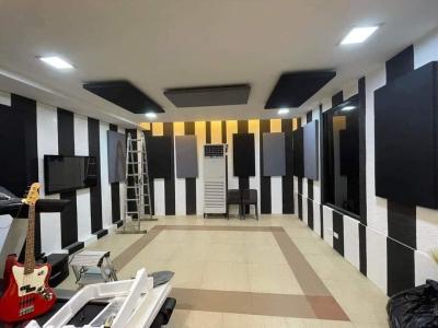 China Recorded Studio Room Fabric Wrapped Acoustical Wall Panels Sound Absorbing Board for sale