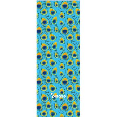China New Design Durable Custom Outdoor Exercise Fitness Anti Slip Natural Rubber Suede Yoga Mat for sale