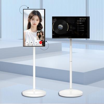 China Factory 21.5 Inch Portabl TV Tablet Smart Touch Screen 21.5 Display Mobile Tv On Wheels for sale
