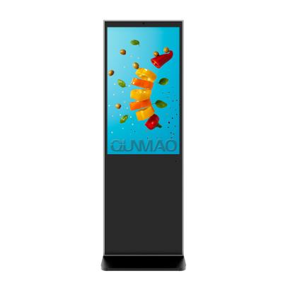 China New Fashion Kiosk 65inch Advertising Equipment Light Pole Video Led Outdoor Street Self Service Kiosk for sale