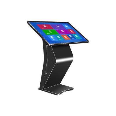 China 43 55 65 Inch Floor Standing Advertising Digital Totem Display LCD Waterproof Indoor Signage Touch Screen Self Service Kiosk for sale
