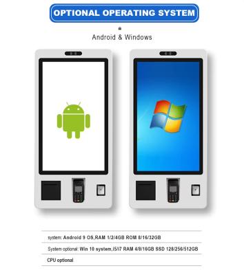 China Qtenboard Wholesale 32 43 50 55 65 75 Inch 4k Indoor Floor Standing Lcd Touch Screen Kiosk Self Service Kiosk for Shop for sale